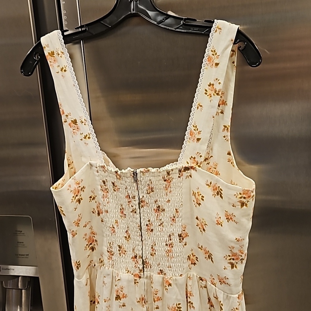 💕REFORMATION💕 Tagliatelle Linen Dress ~ Mildred Floral Print 12 NWT - Picture 14 of 16